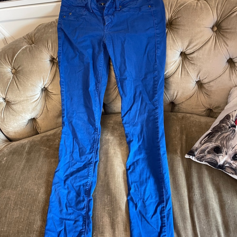 Gray Sax Fifth Avenue blue skinny jeans, size 27